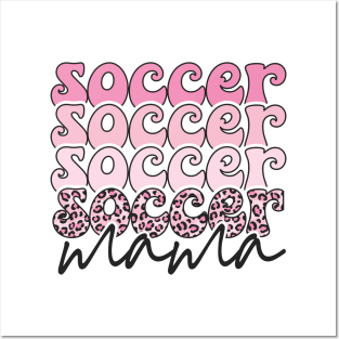 Soccer Mama Leopard Print Valentines Posters and Art